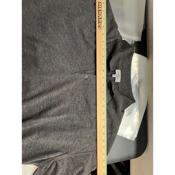 Avon Celli 3 Button Silk Cotton Lightweight Gray Sweater XL Pullover Long Sleeve - Picture 11 of 11